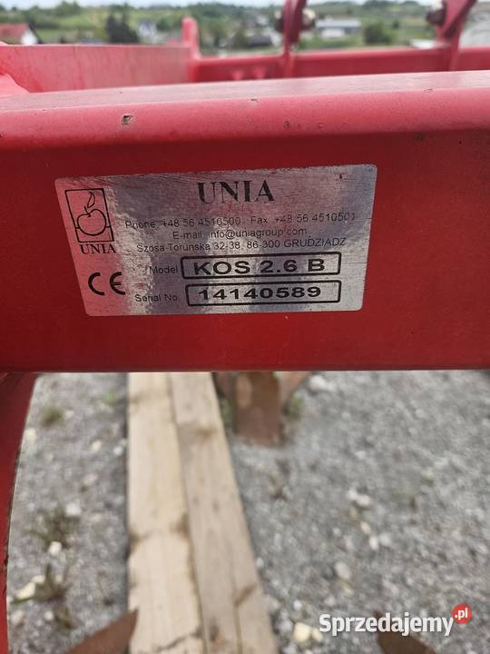 Agregat ścierniskowy unia kos 26m nieuszkodzony Proszowice