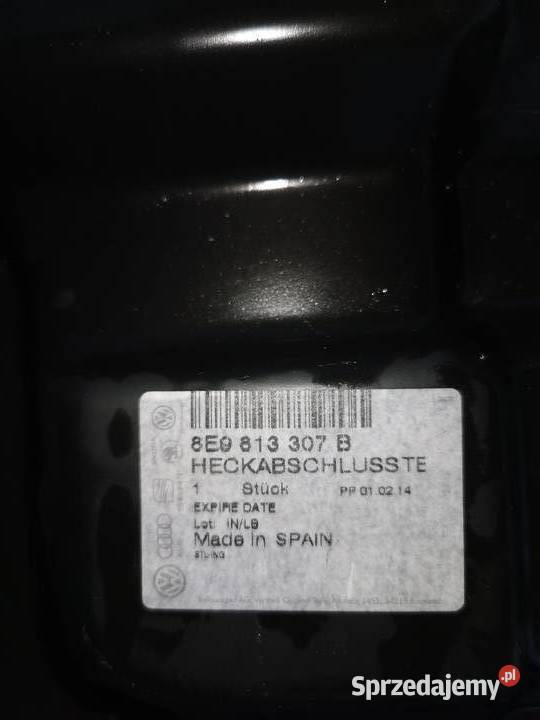 NOWY PAS TYŁ WZMOCNIENIE AUDI A4 B6 KOMBI TYŁ części blacharskie Luzino