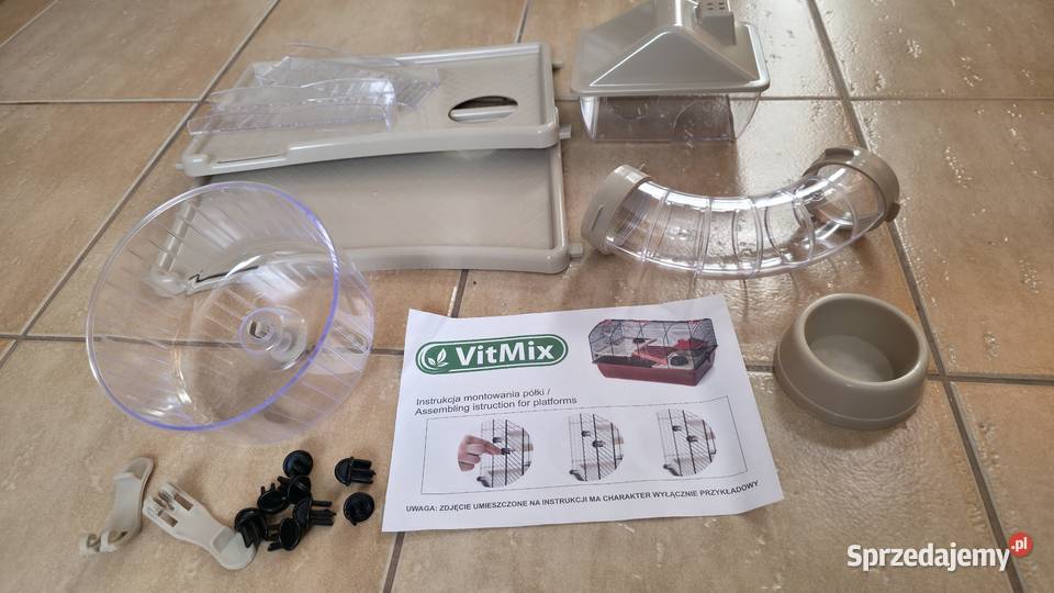 Klatka gryzonia z wyposażeniem mazowieckie Warszawa