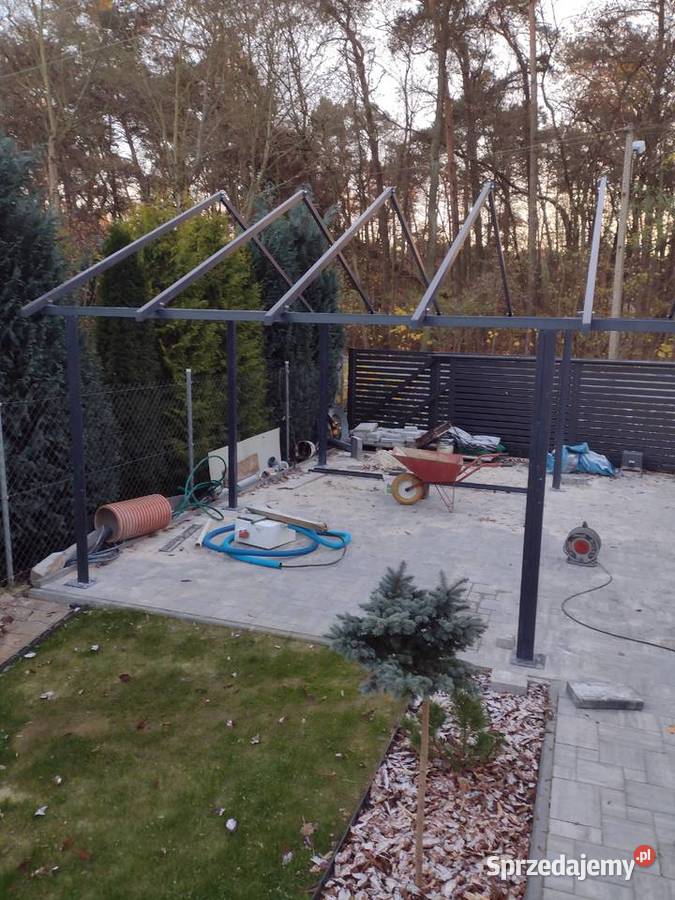 Wiata zabudowa zadaszenie Tuszyn