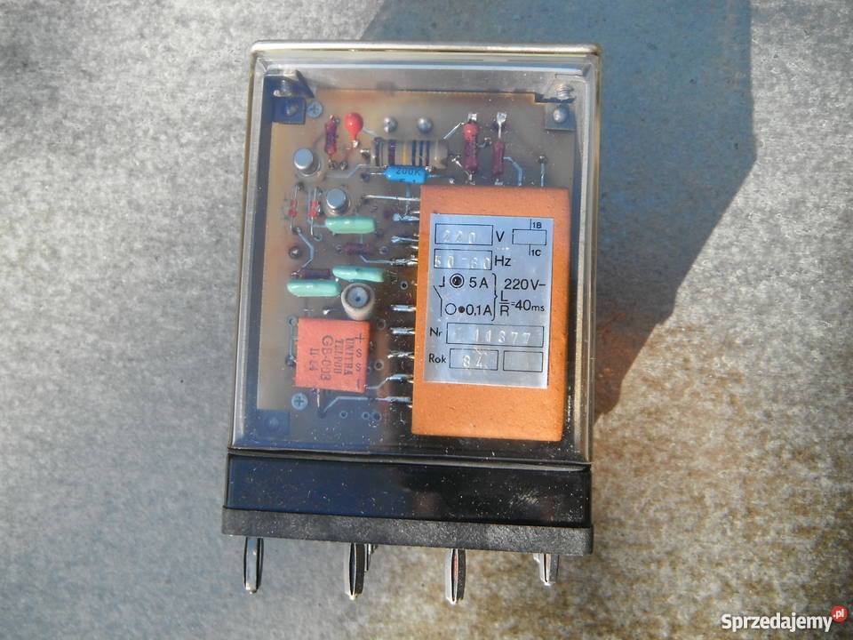 RTx20 Przekaźnik czasowy 220V 50Hz 06 sekund Barak