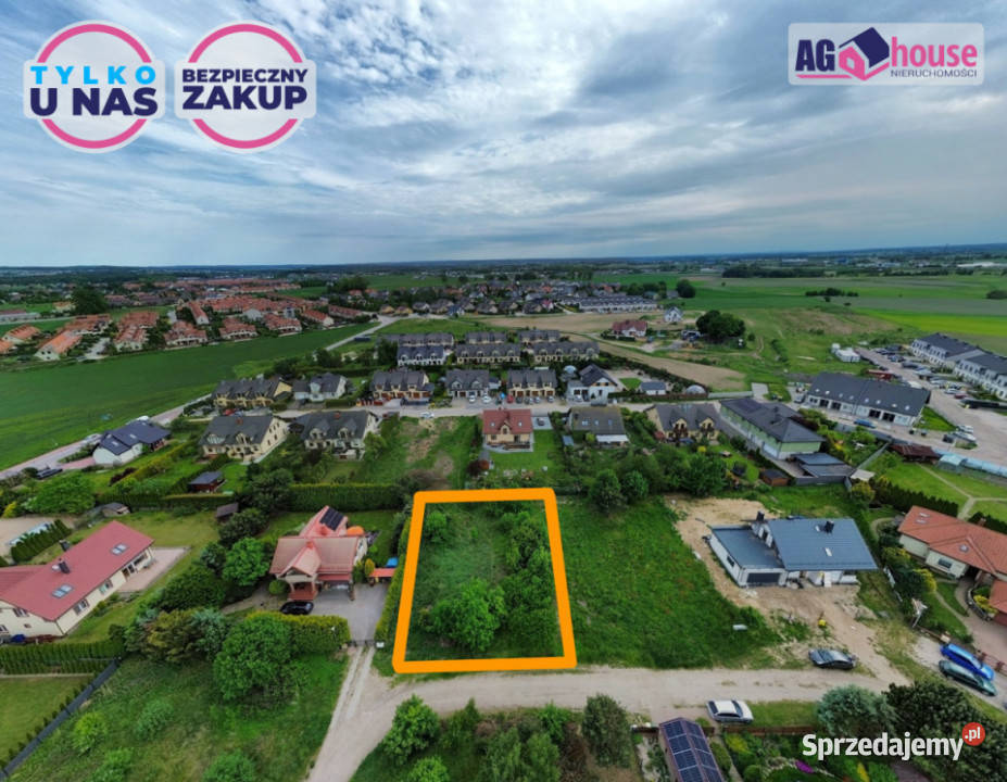 Grunt sprzedam Banino 749m2 Sprzedaż