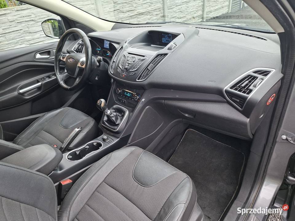 Ford Kuga Mk2 20Tdci 140 klima tempomat skóra grafitowy Łąkociny sprzedam