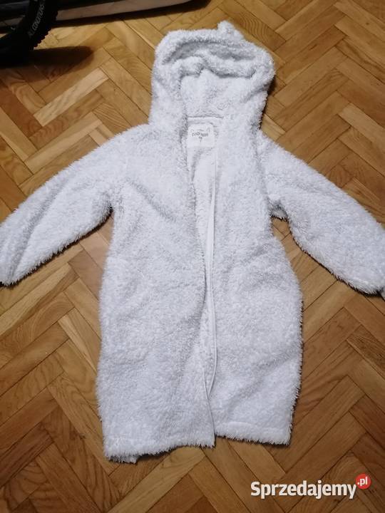 Kurtka z kapturem z uszami L biały Gdańsk sprzedam