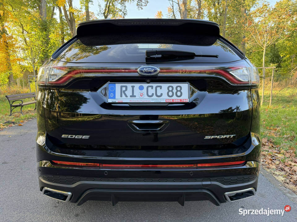Ford EDGE SPORT 20 BiTurbo 211 Full Led Kamery czarny kujawsko-pomorskie Józefkowo sprzedam