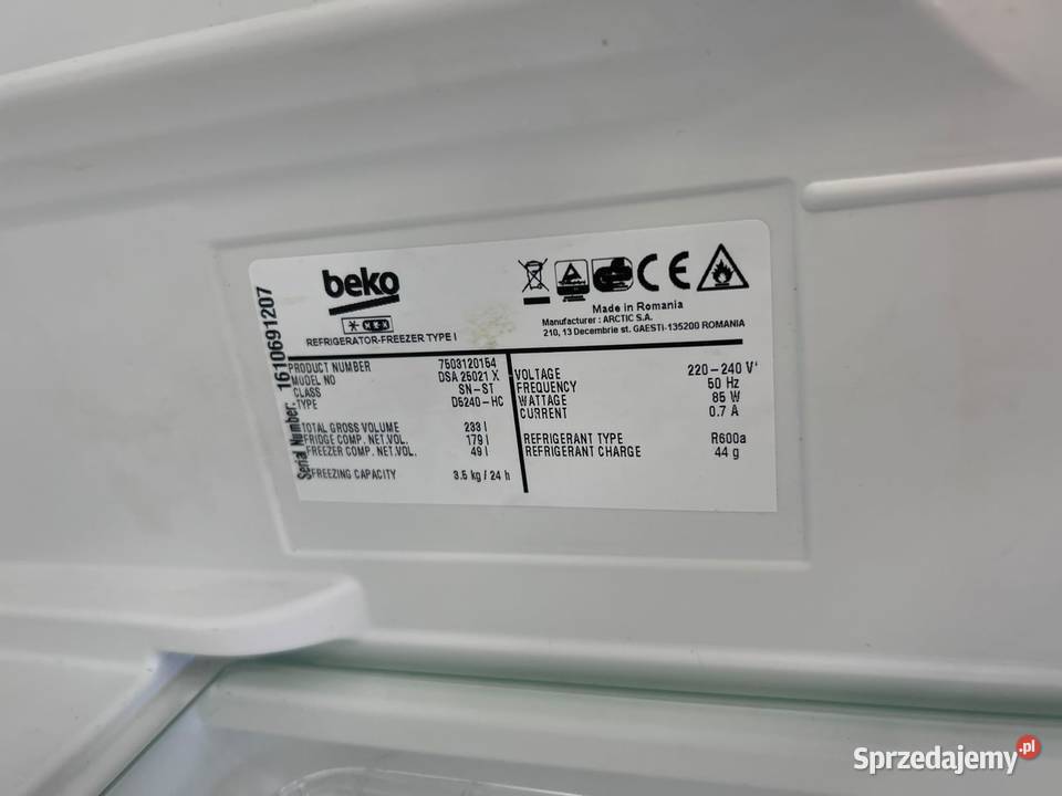 Lodówka BEKO 145 100Sprawna Transport Gwarancja Warszawa
