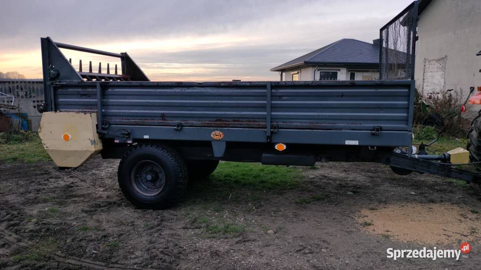 Rozrzutnik obornika jednoosiowy czarna Łuków