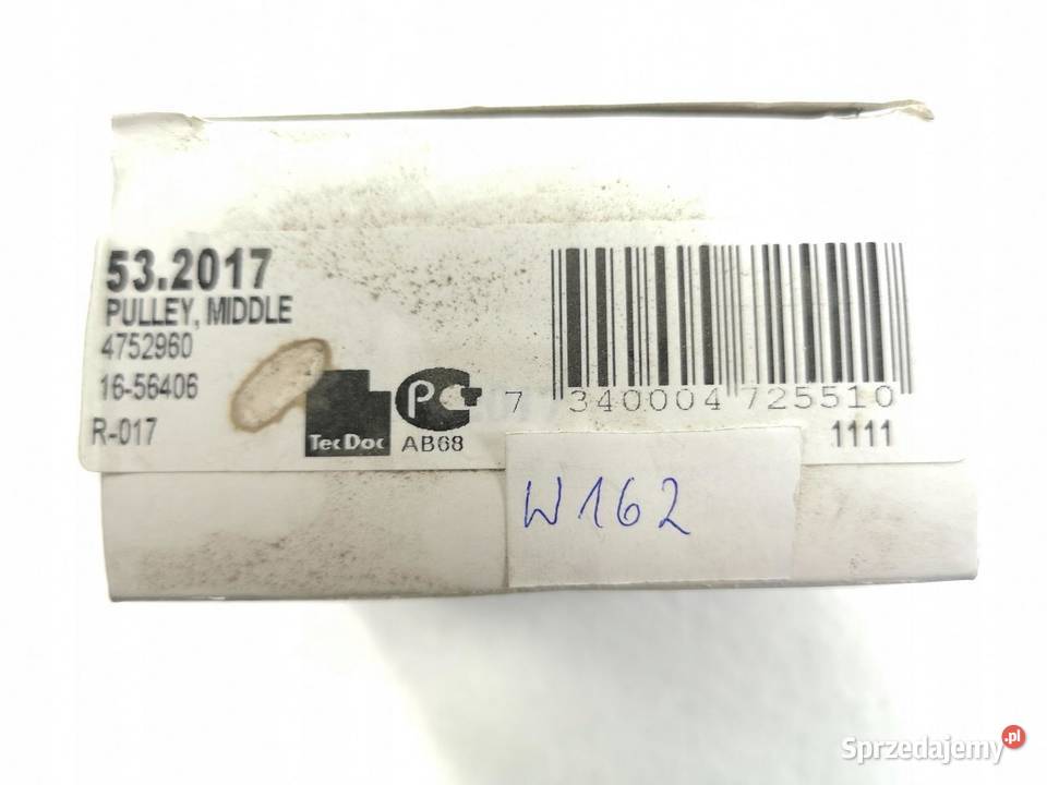 ROLKA PASKA KLINOWEGO SAAB 9000 95 20 23 8409 osobowe