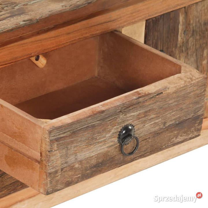 Szafka pod TV 120x30x40 lite drewno akacjowe i Warszawa