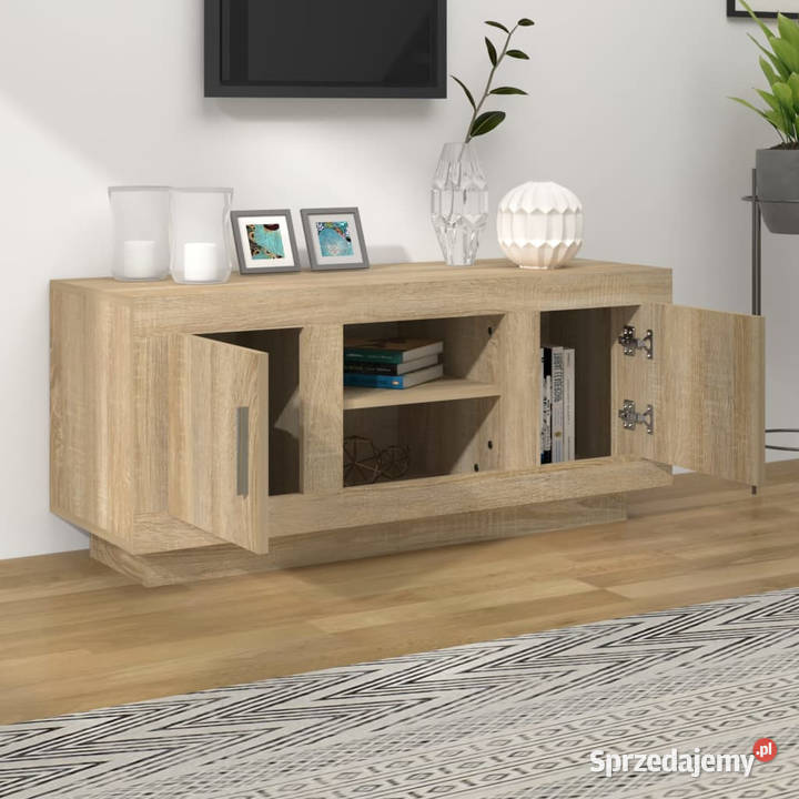 Szafka pod TV dąb sonoma 102x35x45 materiał sprzedam