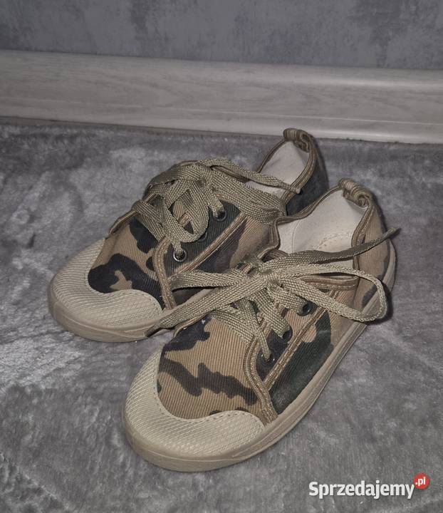Buty buciki tenisówki chłopiec moro 30 guma Łódź