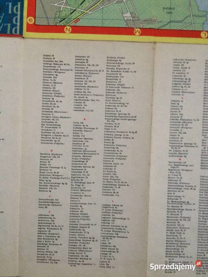 204 Plan Szczecina 1971 zachodniopomorskie Szczecin