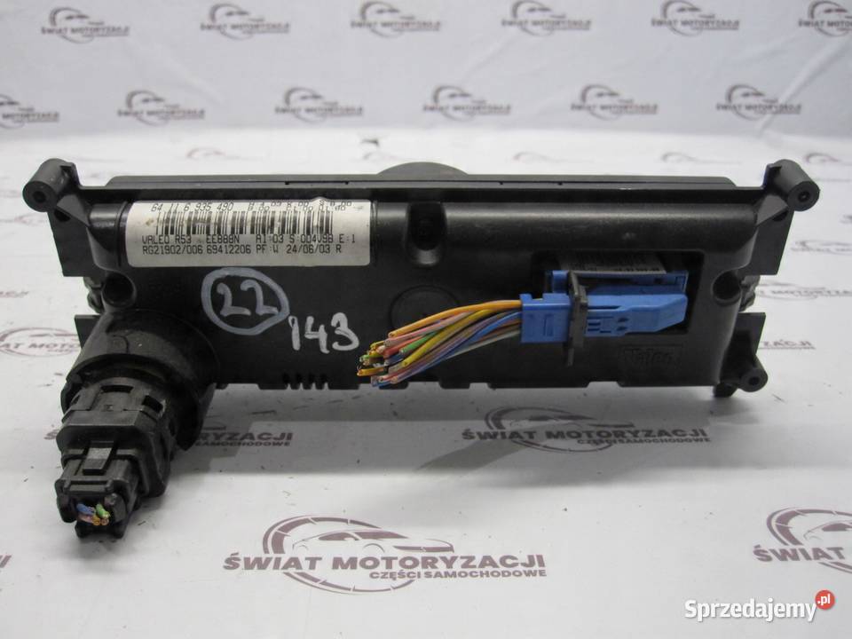 MINI COOPER I S 03r panel klimatyzacji 69412206 osobowe