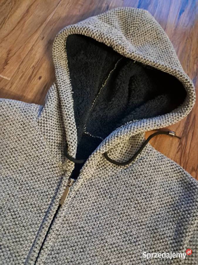 nowy dzianinowy ocieplany płaszczyk rozmiar ML Sandomierz sprzedam