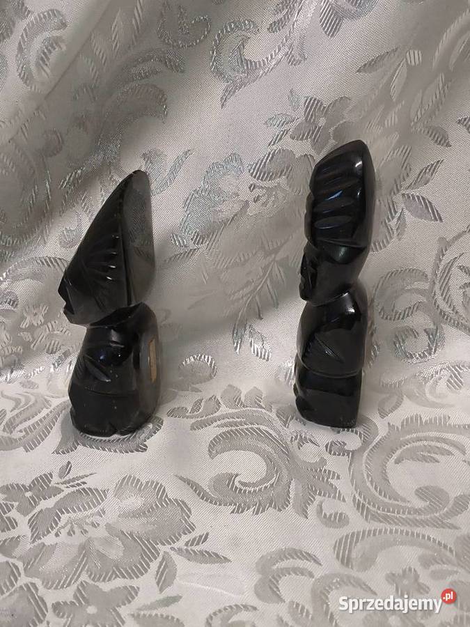 figurki czarny obsydian Chorzew