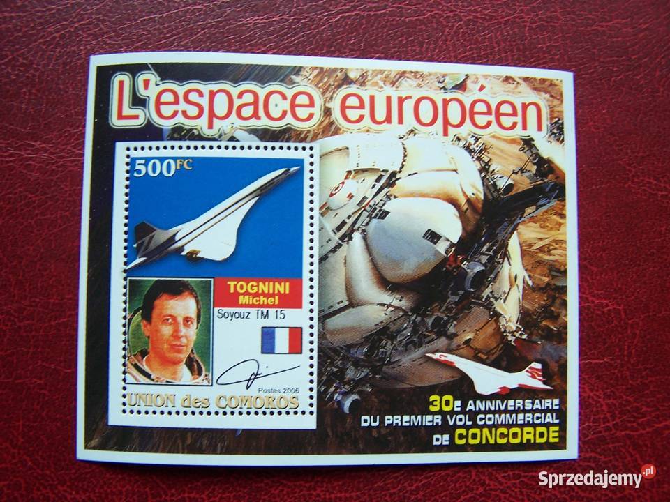 Komory MNH Kosmos Concorde Tychy sprzedam