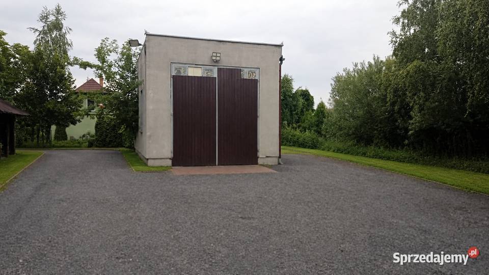 Utwardzony plac 2400 m pod TIR garaż z kanałem Nowe Miasto nad Wartą