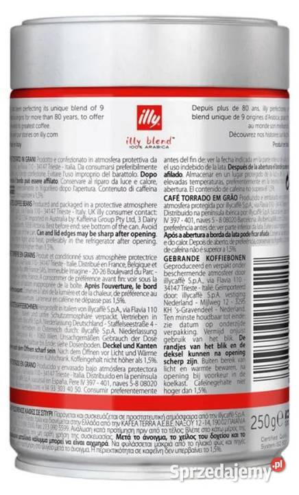 Illy Grani Espresso Medium Roast Całe ziarna dolnośląskie sprzedam