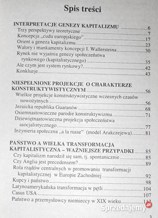 Etatyzm a geneza kapitalizmu Henryk Chołaj Chełm