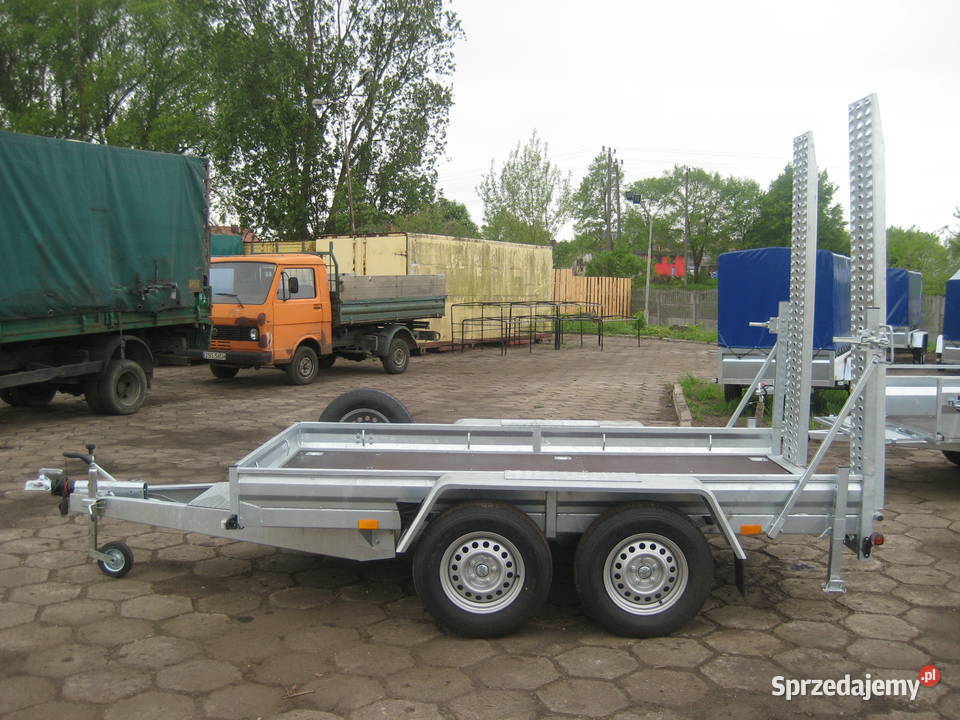 Przyczepa pod minikoparkę laweta BORO 2700DMC Rok produkcji 2020 zachodniopomorskie Stargard sprzedam