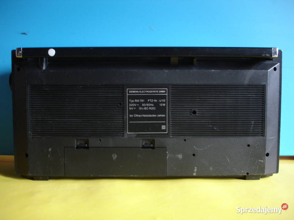 Radiomagnetofon SIEMENS CLUB RM781 lubuskie Zielona Góra