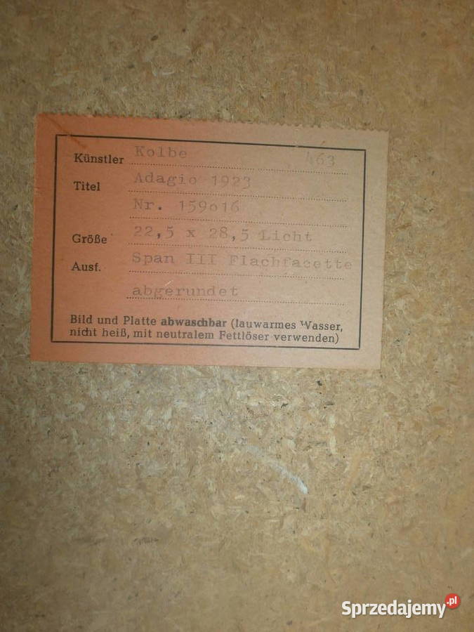 ADAGIO 1923 malarz Georg Kolbe obraz lubuskie Zielona Góra