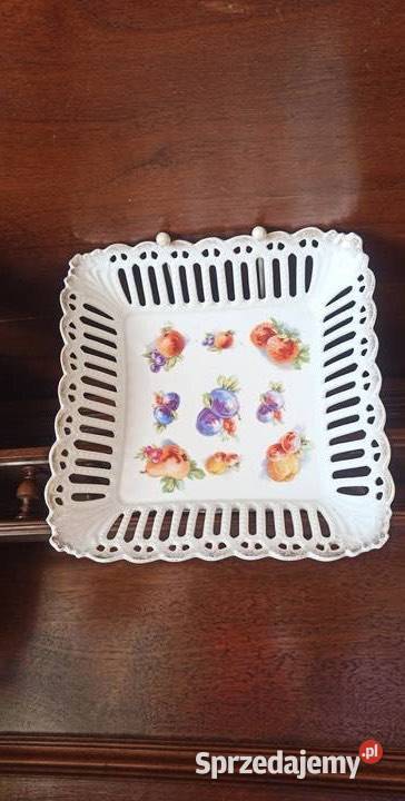 Patera z ażurem Owoce Syg Wycisk w masie Gdańsk