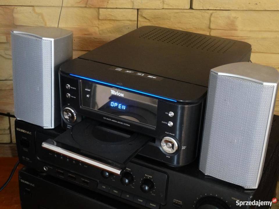 Wieża audio Tevion z kolumnami USB SD mp3 Jasło sprzedam