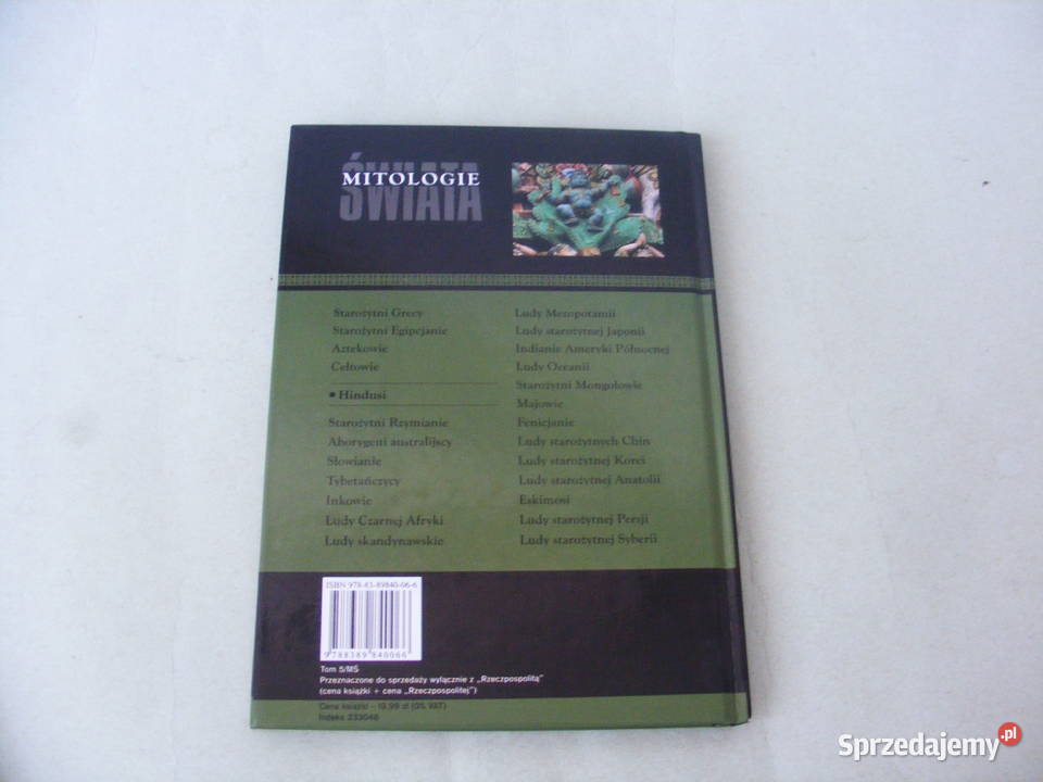 Mitologie Świata Starożytni Grecy Hindusi Rok wydania 2007 dolnośląskie Oborniki Śląskie