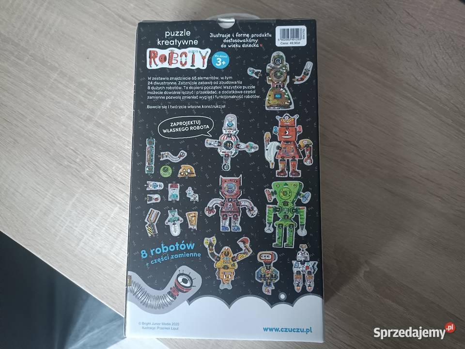 Puzzle kreatywne 65 el Roboty Czuczu Kwidzyn