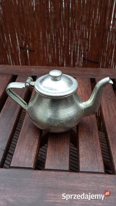 Stary imbryk do herbaty aluminiowy retro sprzedam