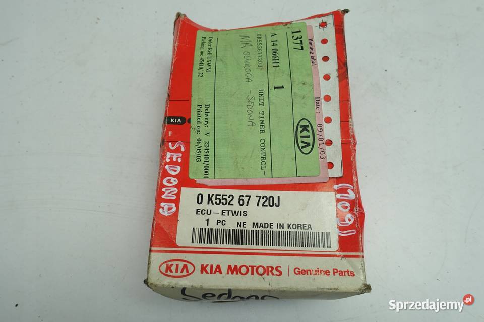 Kia Carnival II MODUŁ CENTRALNEGO ZAMKA sprzedam