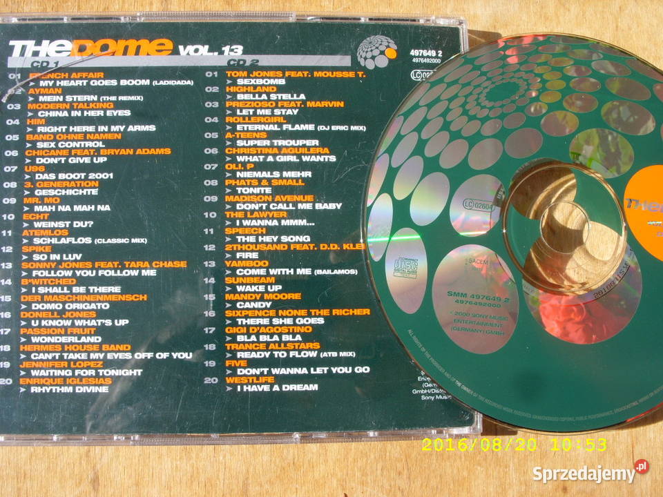 CD skladanka THE DOME VOL 48 13 43 2 CD Wołów sprzedam