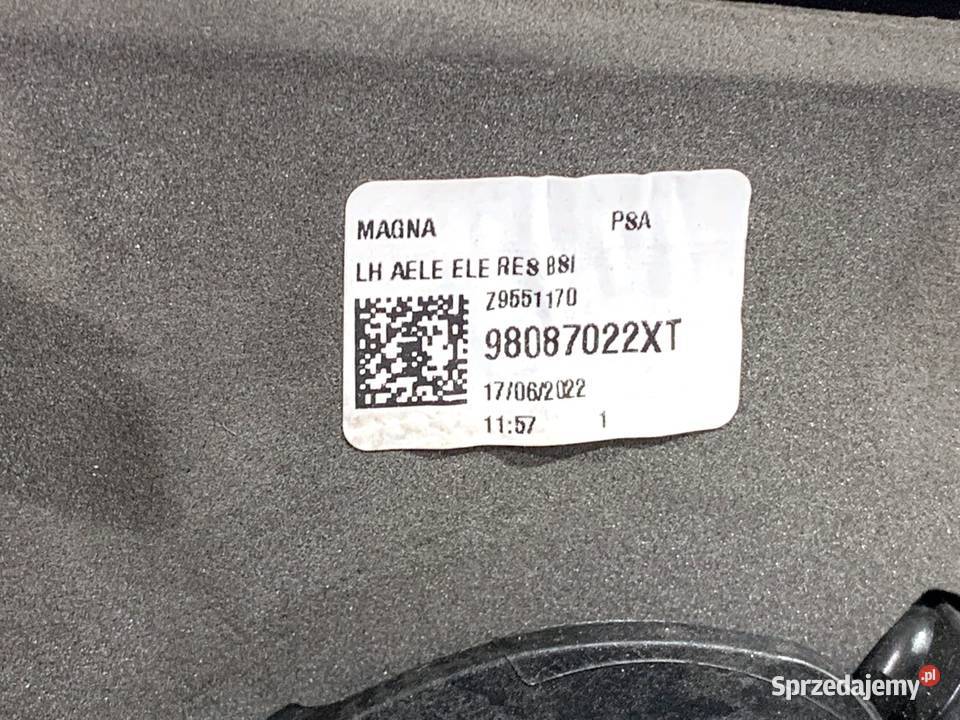 LUSTERKO LEWY OPEL VIVARO C Bus Blanc Icy sprzedam