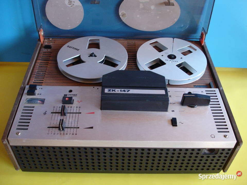 Magnetofon szpulowy UNITRA ZK147 Audio Zielona Góra