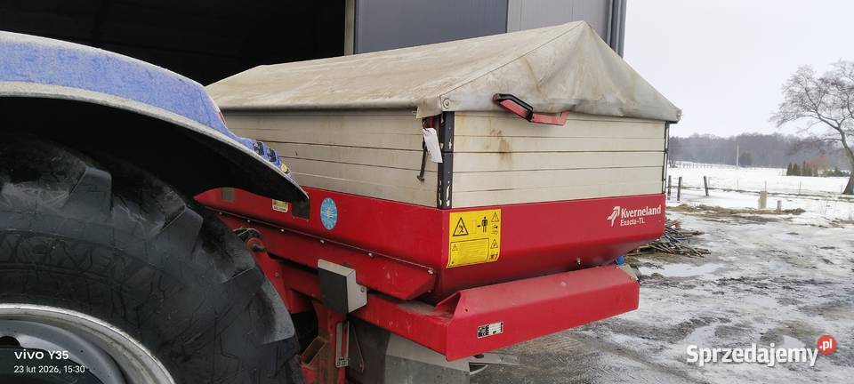 Rozsiewacz nawozów Kverneland Exacta TL Waga nieuszkodzony mazowieckie Stupsk sprzedam