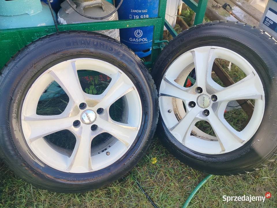 Alu felgi 16 4x 100 opony letnie Sekursko