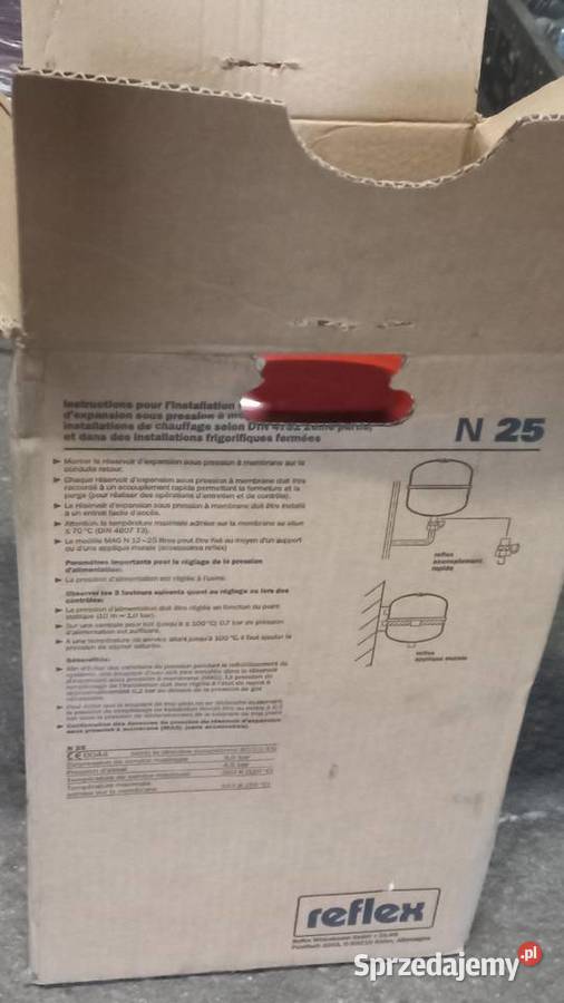 Zbiornik wyrównawczy Reflex 25l pomorskie Orle