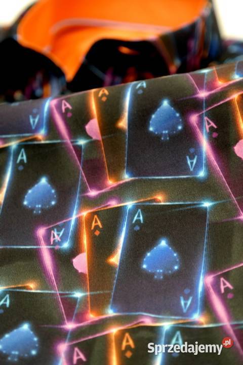 DANIEL BESSI Koszula Męska Fb057 Czarna KARTY Ostrów Wielkopolski