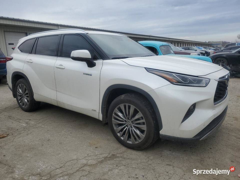 2020 TOYOTA HIGHLANDER HYBRID PLATINUM biały sprzedam