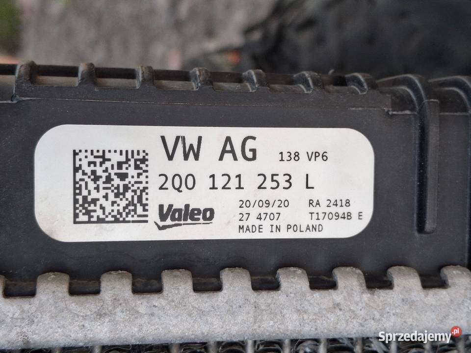 VW SEAT SKODA AUDI INTERCOOLER CHŁODNICA Chłodnice powietrza (intercoolery) Bieleń