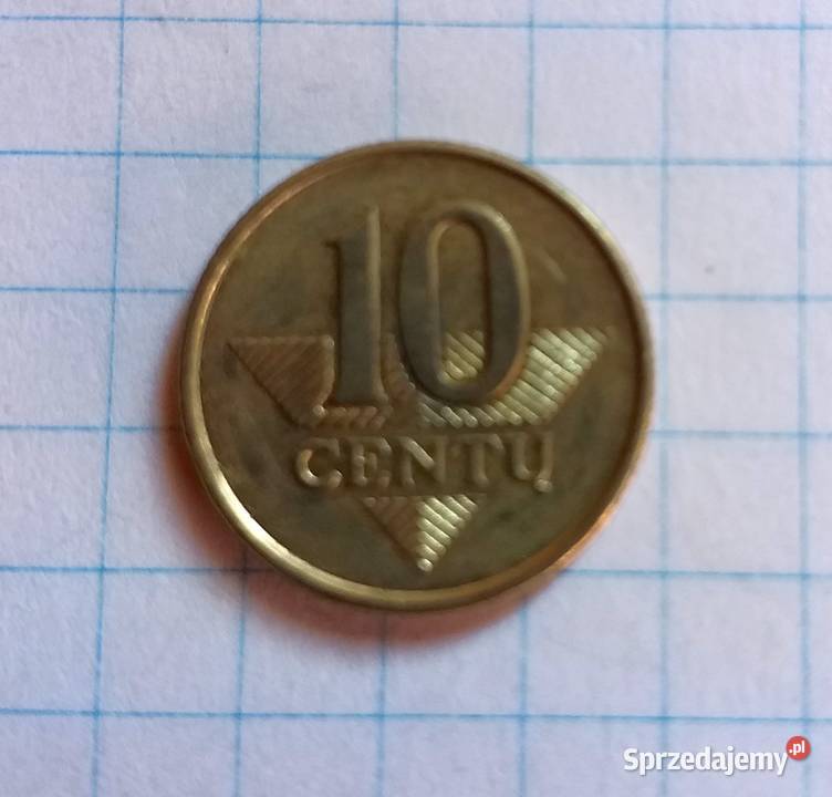 10 CENTÓW 2008 LITWA Piszczac sprzedam