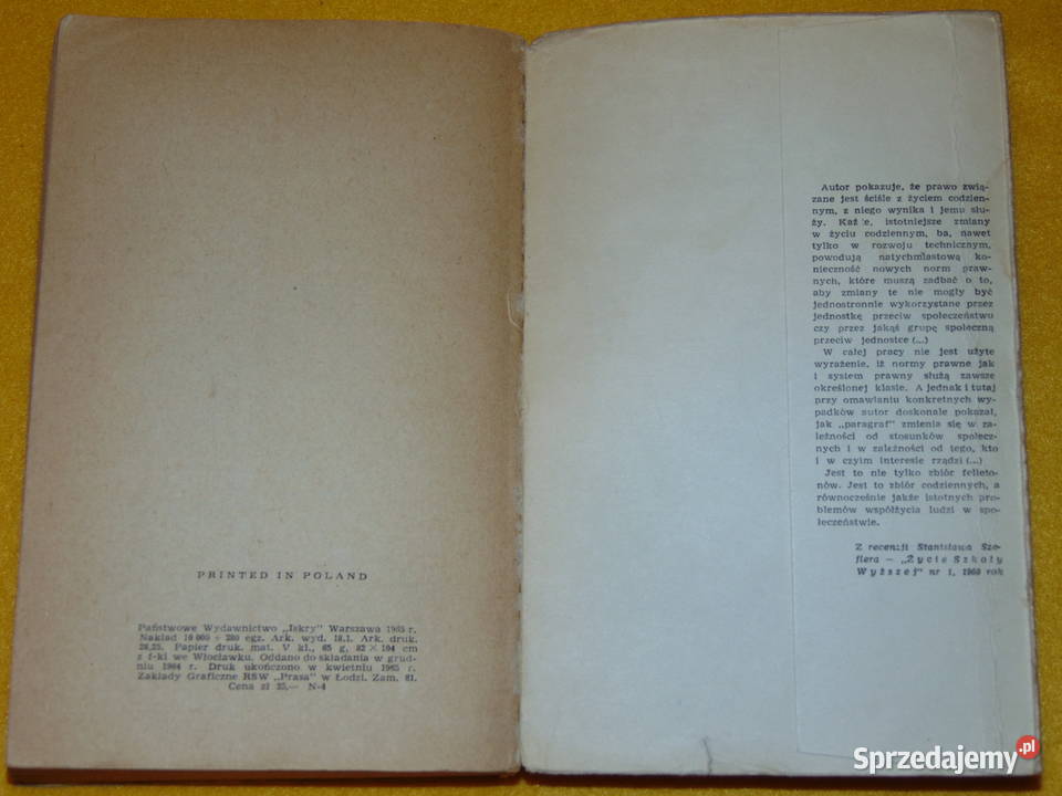 LEX paragrafy i żywi ludzie Jerzy Sawicki Lublin sprzedam