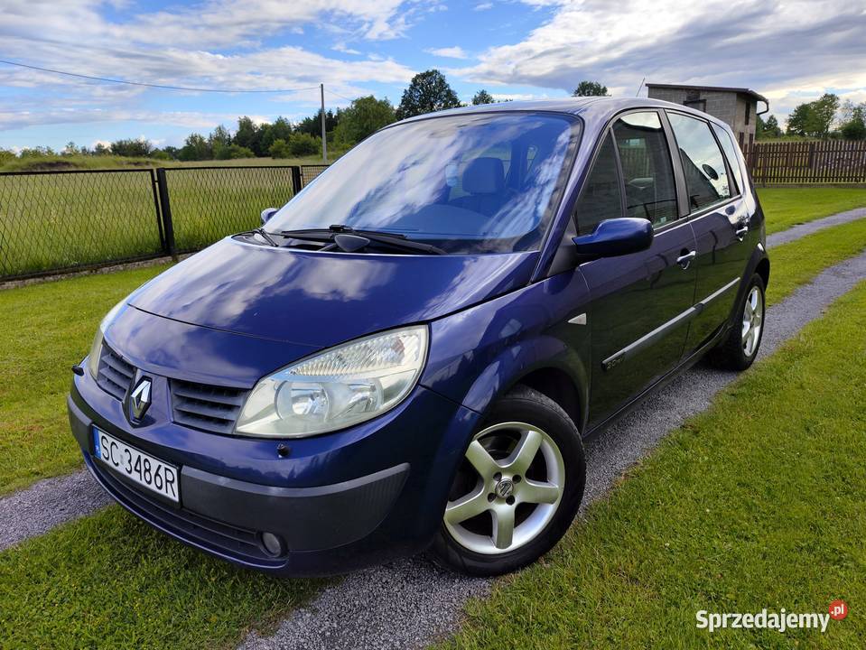 Renault Scenic II 20 134 BenzynaGaz Klima ogranicznik prędkości śląskie Kolonia Poczesna sprzedam