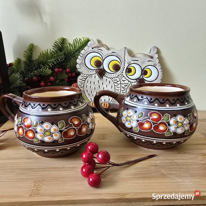 Ekskluzywne Ręcznie Malowane Kubki Ceramiczne 2