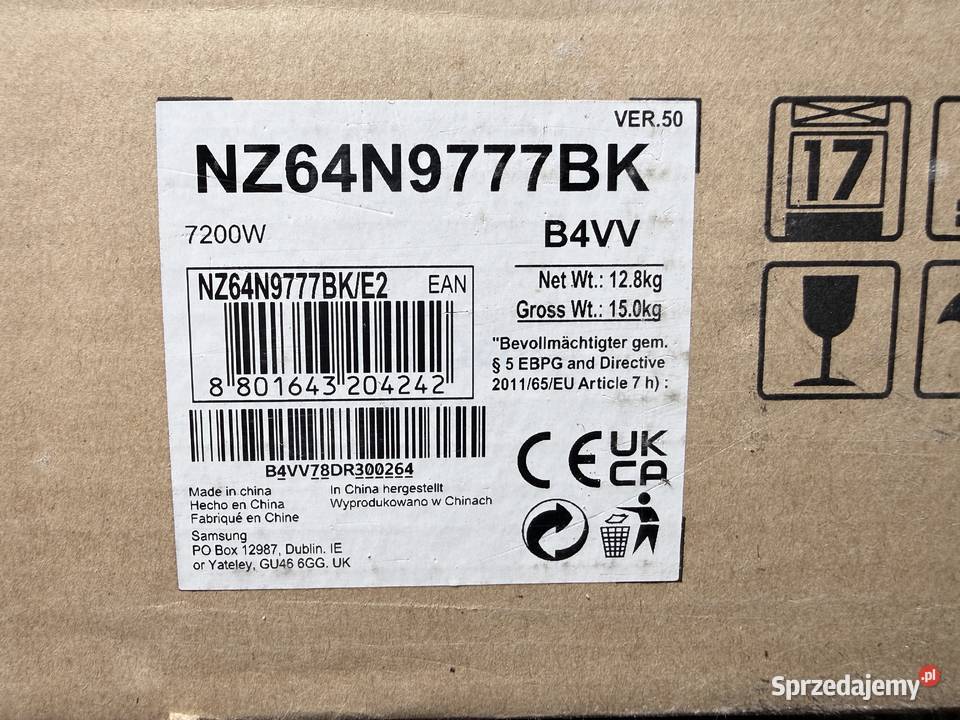 Płyta indukcyjna Samsung NZ64N9777BK