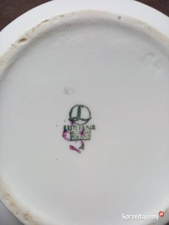 Dzbanuszek porcelana do herbaty LUBIANA z okresu
