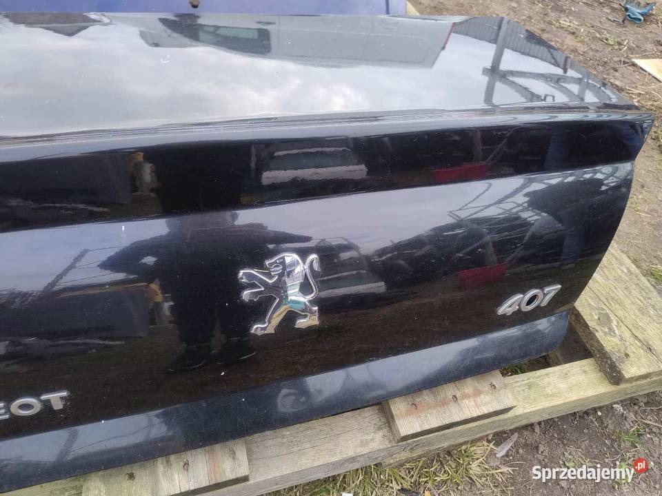 KLAPA BAGAŻNIKA EXLD PEUGEOT 407 osobowe