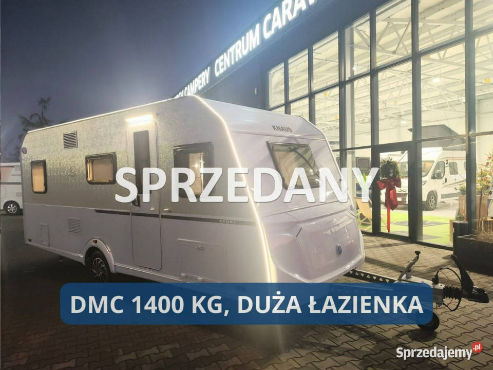 przyczepy kempingowe Knaus Sport 500 KD z dużą Gaj sprzedam