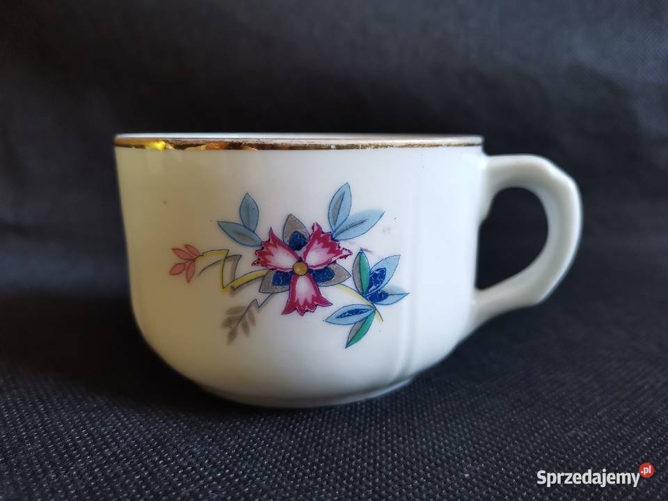 Stara przedwojenna filiżanka porcelana Giesche Katowice